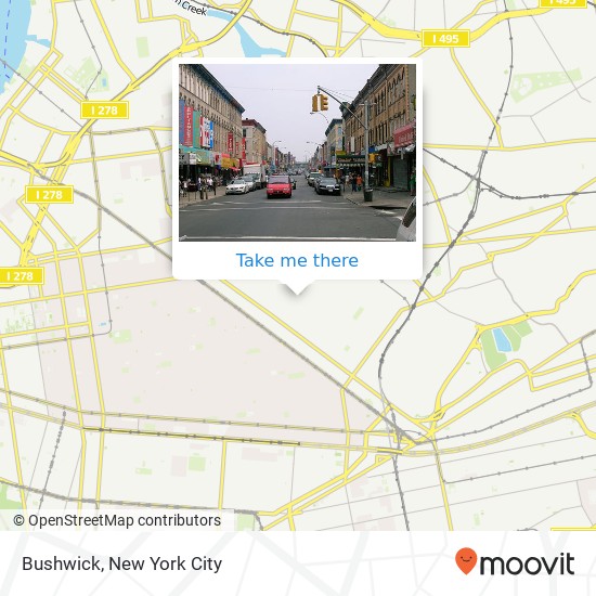 Bushwick map