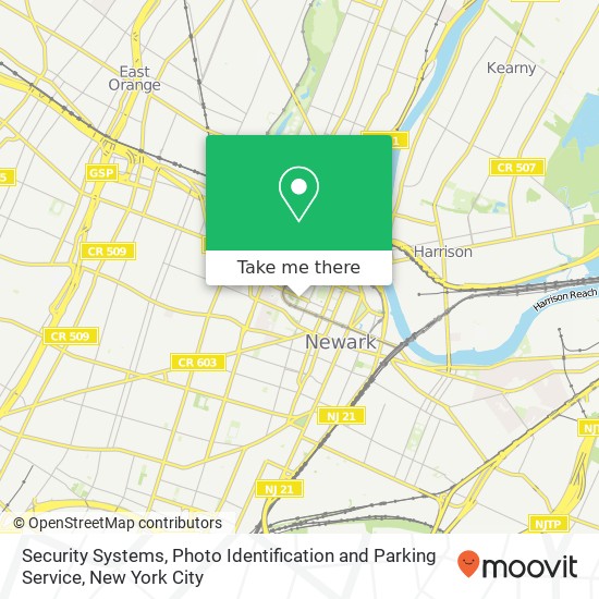 Mapa de Security Systems, Photo Identification and Parking Service