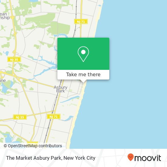 The Market Asbury Park map
