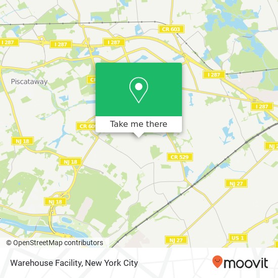 Warehouse Facility map