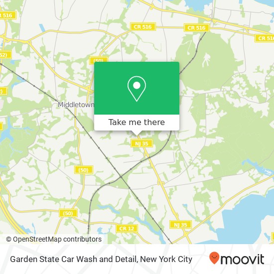 Garden State Car Wash and Detail map