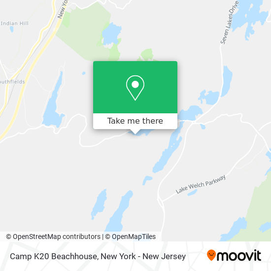 Camp K20 Beachhouse map