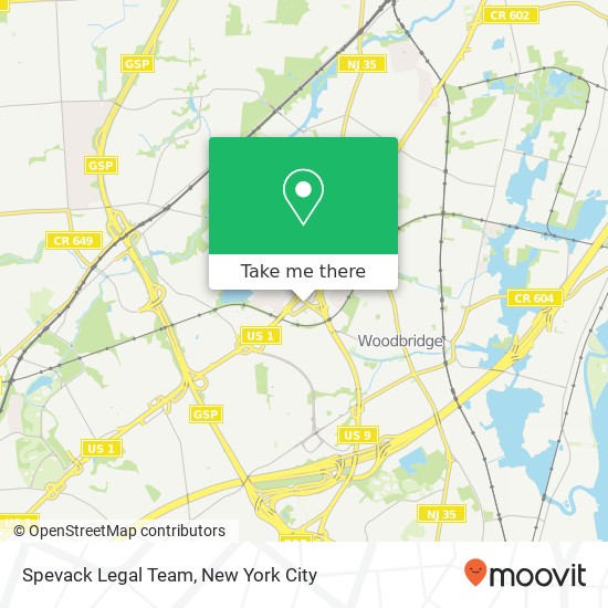 Spevack Legal Team map
