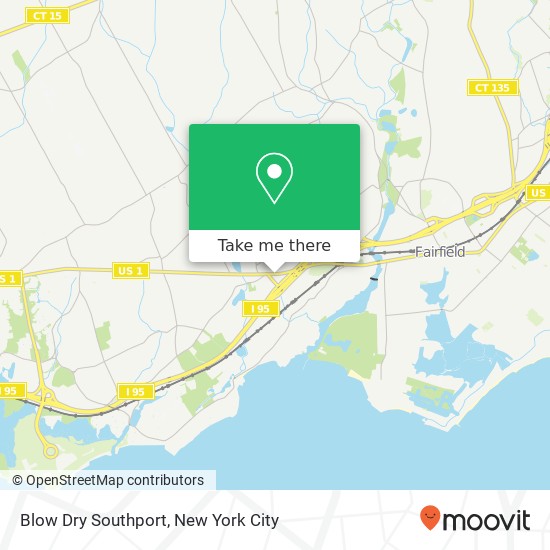 Blow Dry Southport map