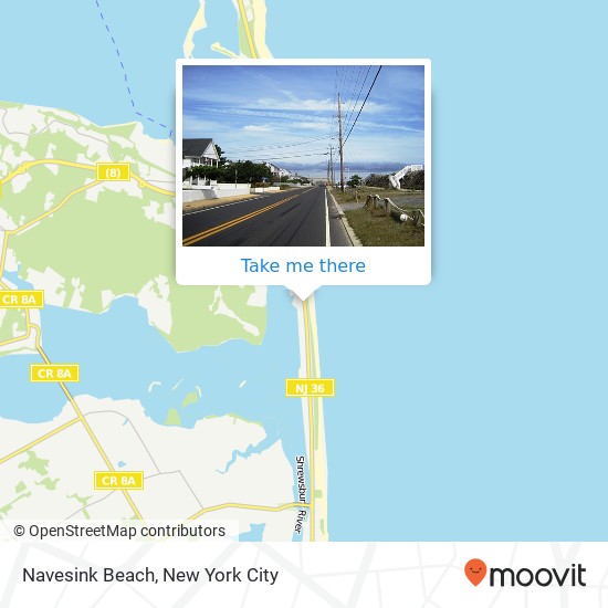 Mapa de Navesink Beach