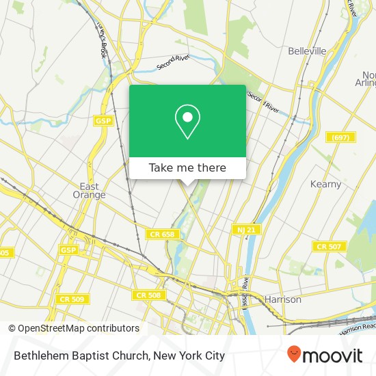 Mapa de Bethlehem Baptist Church