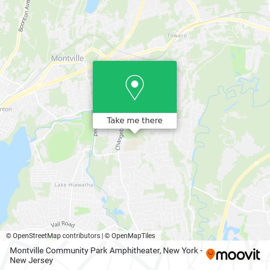 Montville Community Park Amphitheater map