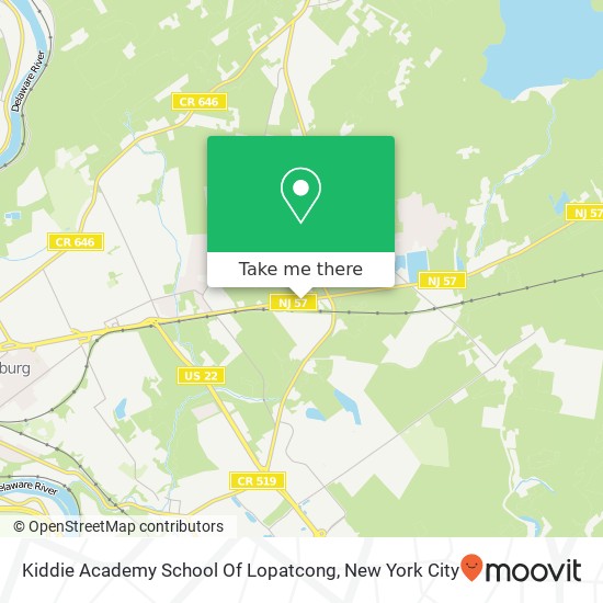 Mapa de Kiddie Academy School Of Lopatcong