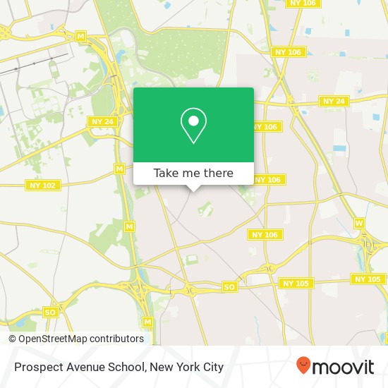 Mapa de Prospect Avenue School