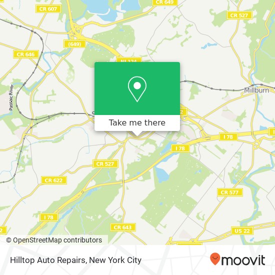 Hilltop Auto Repairs map