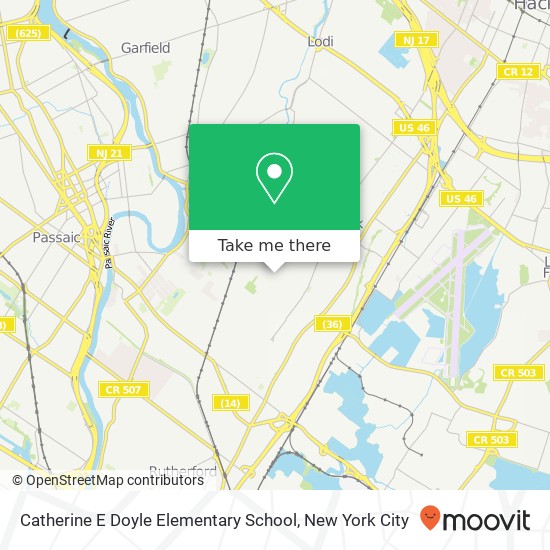 Catherine E Doyle Elementary School map