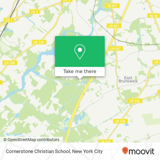 Mapa de Cornerstone Christian School