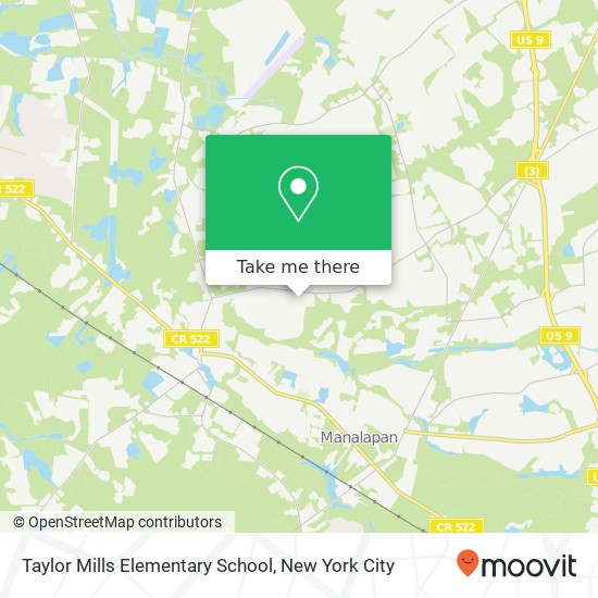 Taylor Mills Elementary School map