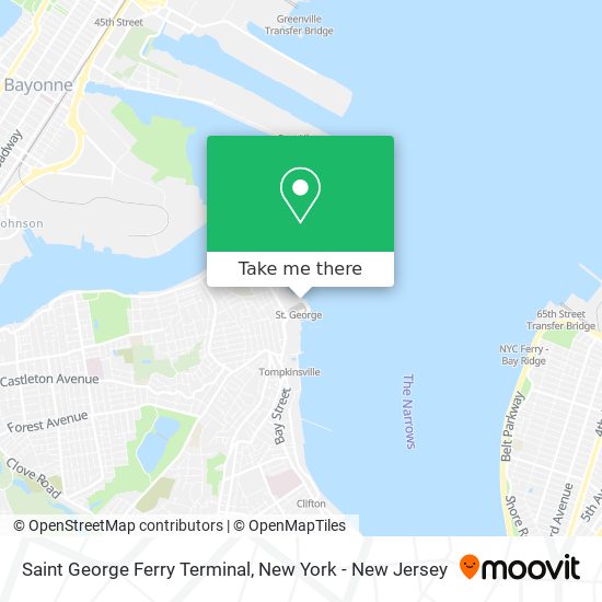 Saint George Ferry Terminal map