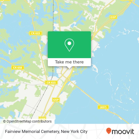 Mapa de Fairview Memorial Cemetery