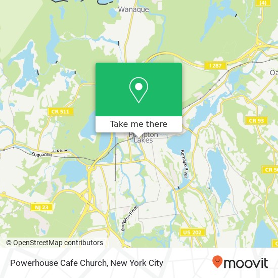 Powerhouse Cafe Church map