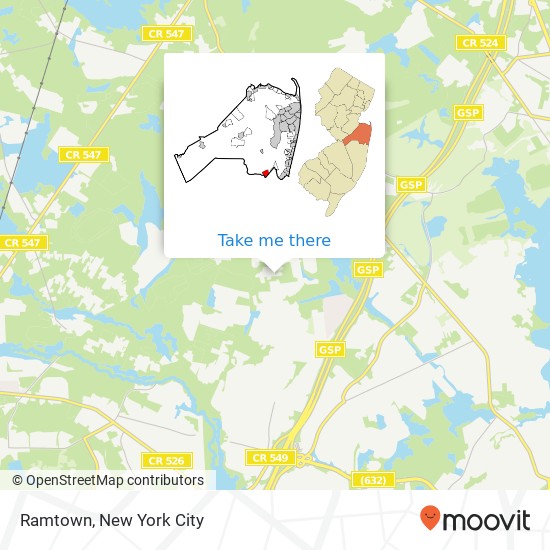 Mapa de Ramtown