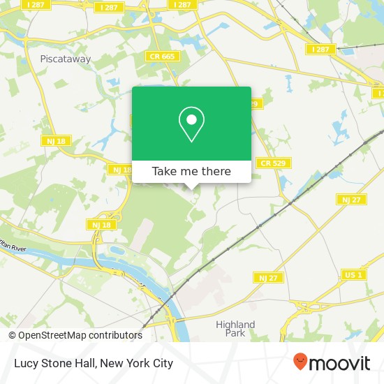 Mapa de Lucy Stone Hall