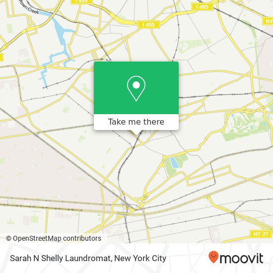 Sarah N Shelly Laundromat map