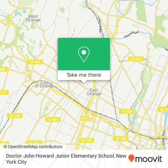 Mapa de Doctor John Howard Junior Elementary School