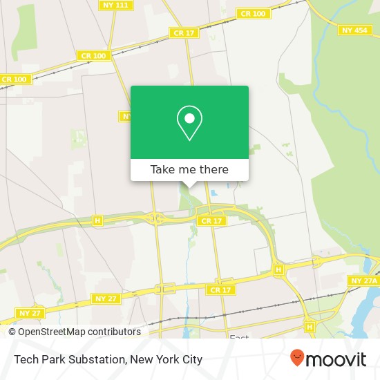 Mapa de Tech Park Substation