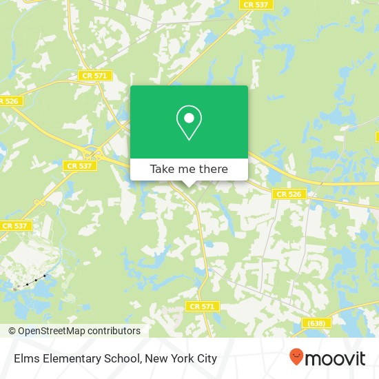Elms Elementary School map