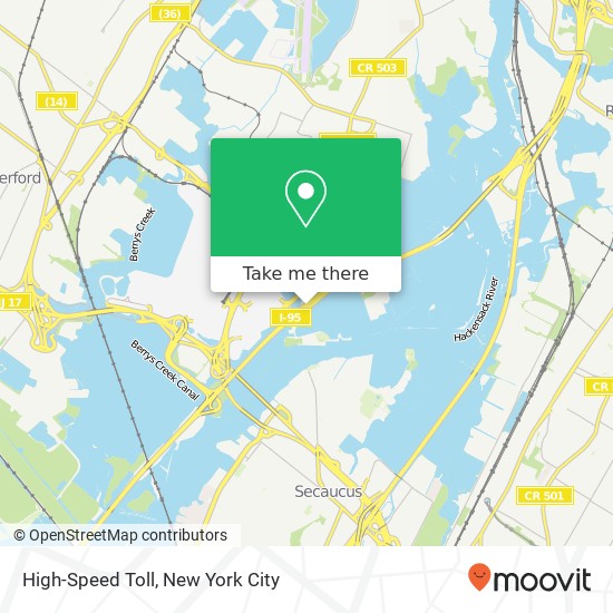 Mapa de High-Speed Toll