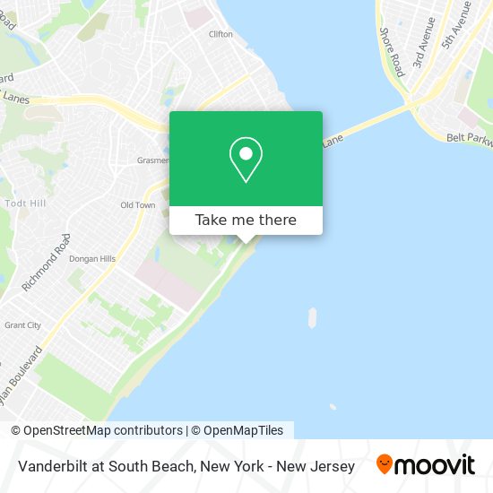 Vanderbilt at South Beach map