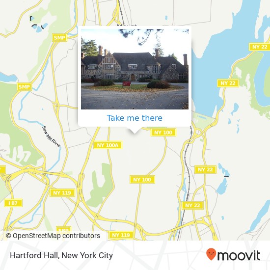Mapa de Hartford Hall