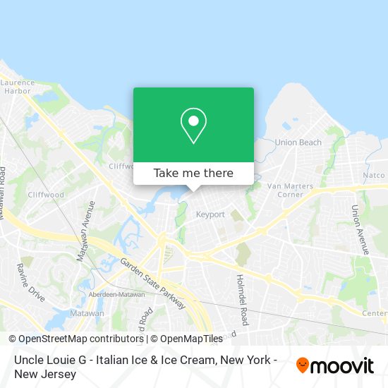 Uncle Louie G - Italian Ice & Ice Cream map