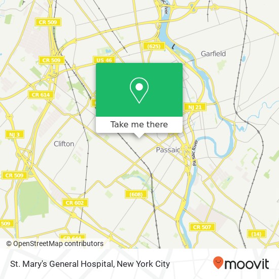 St. Mary's General Hospital map