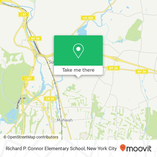 Richard P. Connor Elementary School map