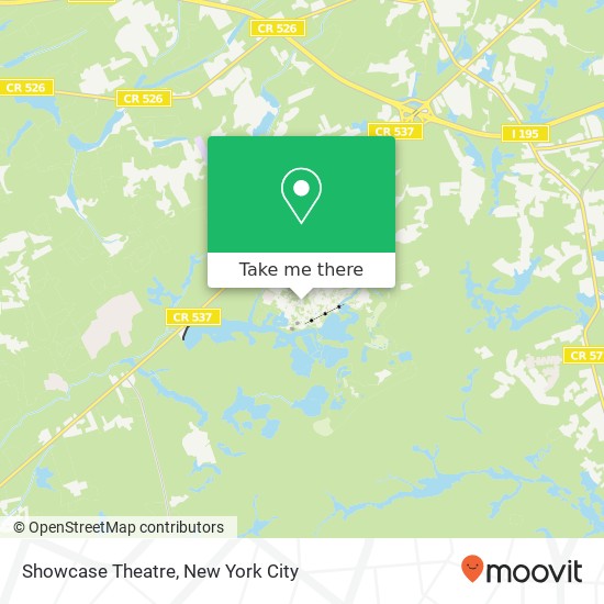 Showcase Theatre map