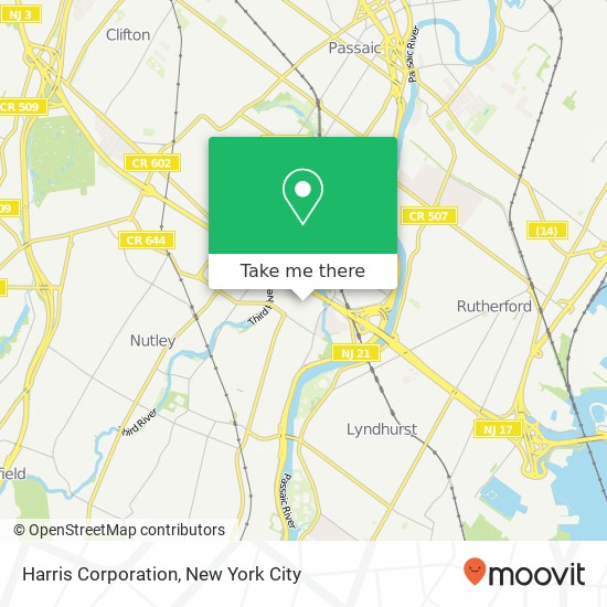 Harris Corporation map