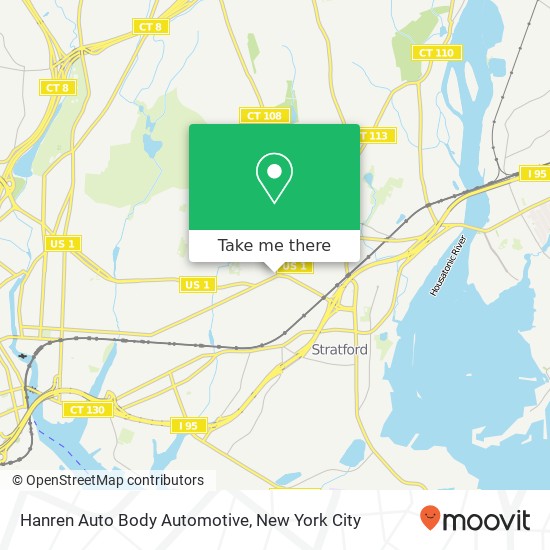 Mapa de Hanren Auto Body Automotive