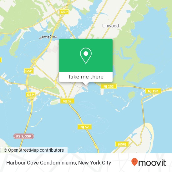 Mapa de Harbour Cove Condominiums