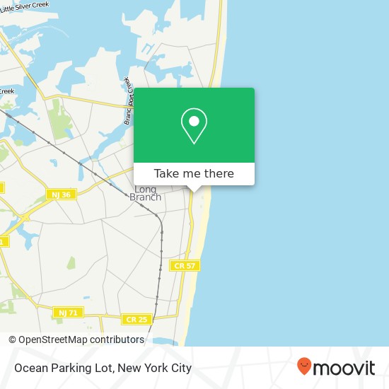 Ocean Parking Lot map