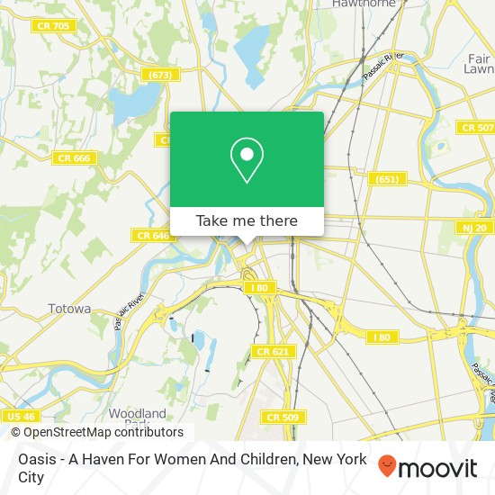 Oasis - A Haven For Women And Children map