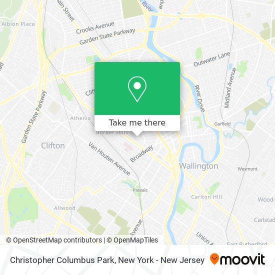 Mapa de Christopher Columbus Park