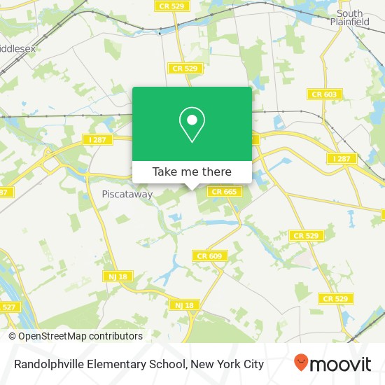 Mapa de Randolphville Elementary School