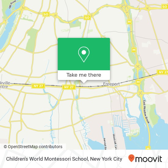 Mapa de Children's World Montessori School