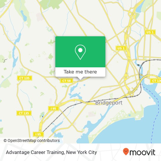 Mapa de Advantage Career Training