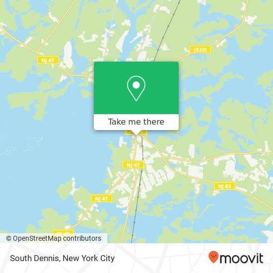 Mapa de South Dennis