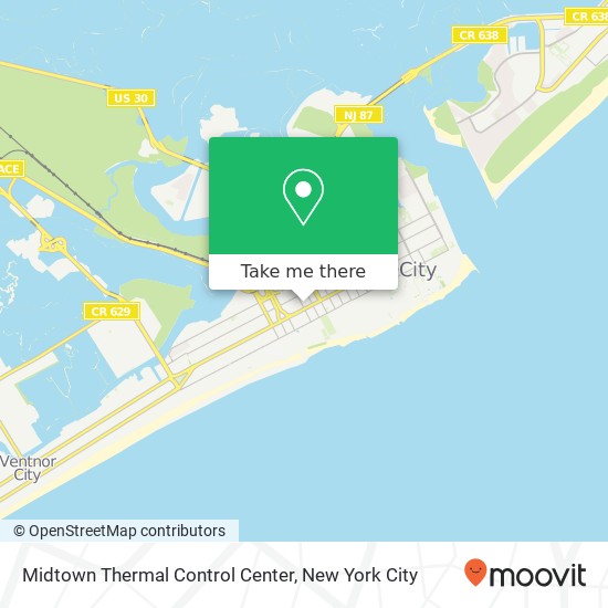 Mapa de Midtown Thermal Control Center