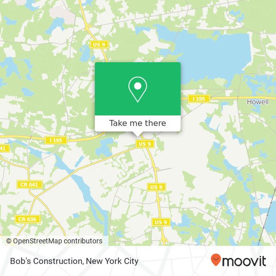 Mapa de Bob's Construction