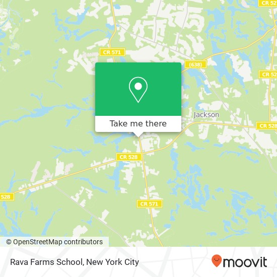 Mapa de Rava Farms School