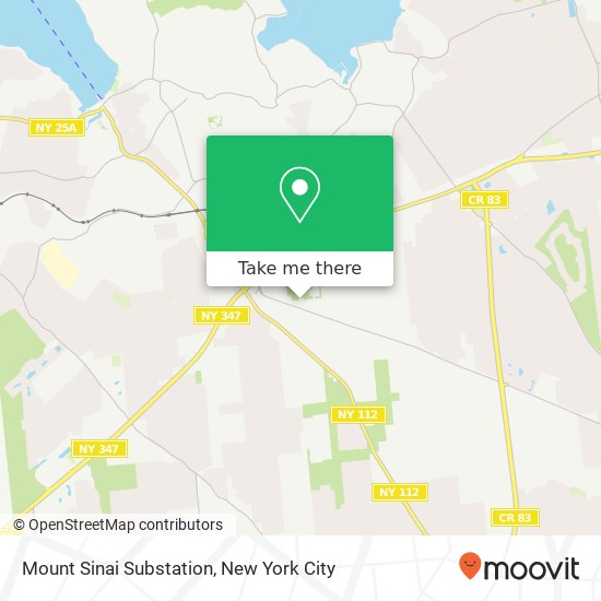 Mount Sinai Substation map