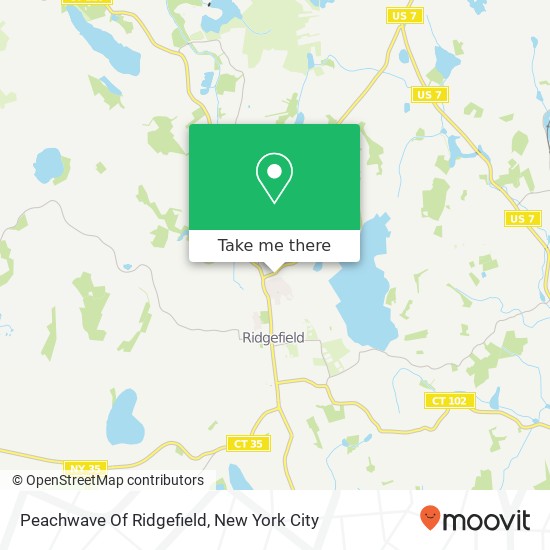 Peachwave Of Ridgefield map