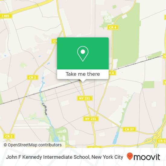 Mapa de John F Kennedy Intermediate School