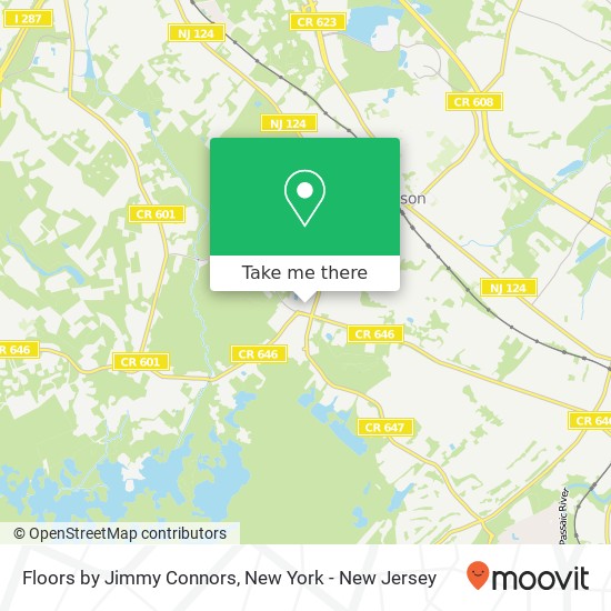 Floors by Jimmy Connors map